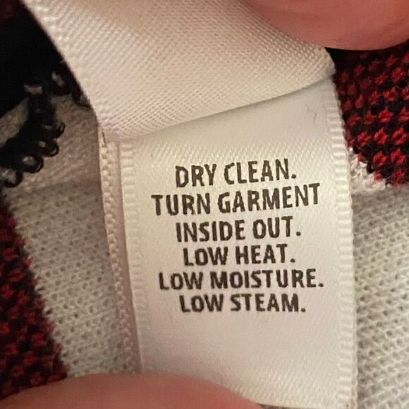 St. John Black Striped Wool Blend Draped Waterfall Open Front Cardigan Sweater M - Picture 5 of 5